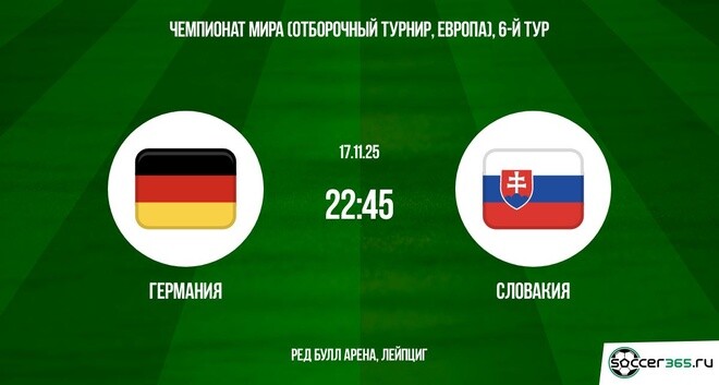 Германия ― Словакия: превью