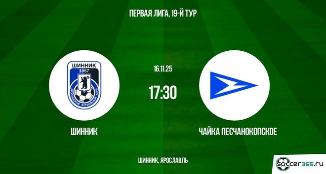 Шинник ― Чайка Песчанокопское: превью