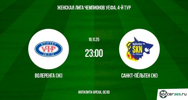 Волеренга (Ж) ― Санкт-Пёльтен (Ж): превью