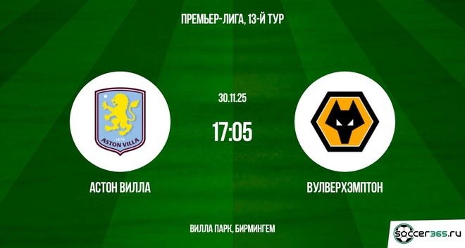 Астон Вилла — Вулверхэмптон: превью