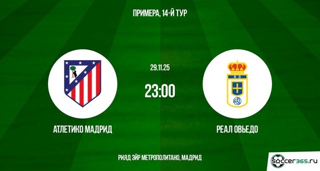 Атлетико Мадрид ― Реал Овьедо: превью