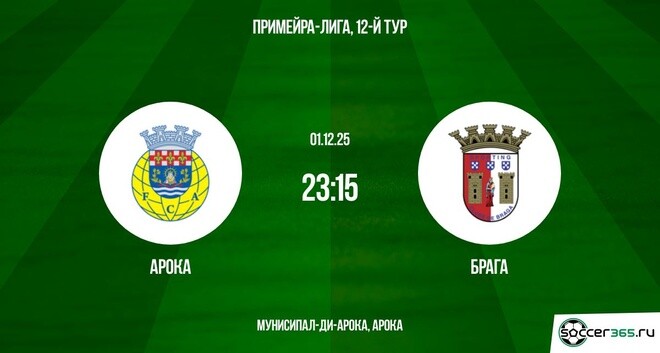 Арока ― Брага: превью