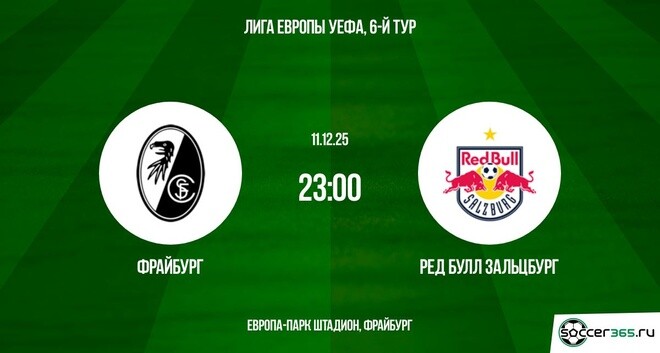 Фрайбург — Ред Булл Зальцбург: превью