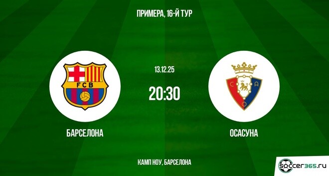 Барселона ― Осасуна: превью