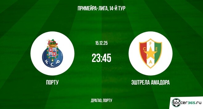 Порту — Эштрела Амадора: превью