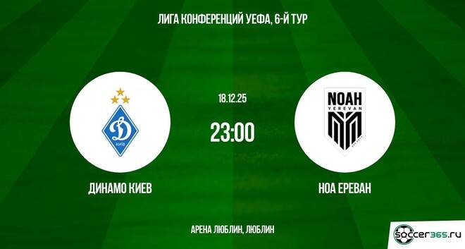 Динамо Киев — Ноа Ереван: превью
