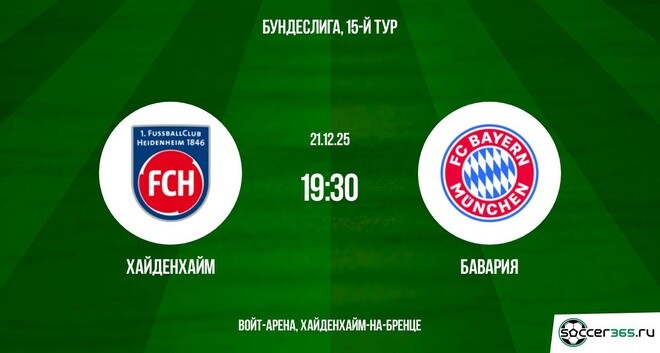 Хайденхайм — Бавария: превью