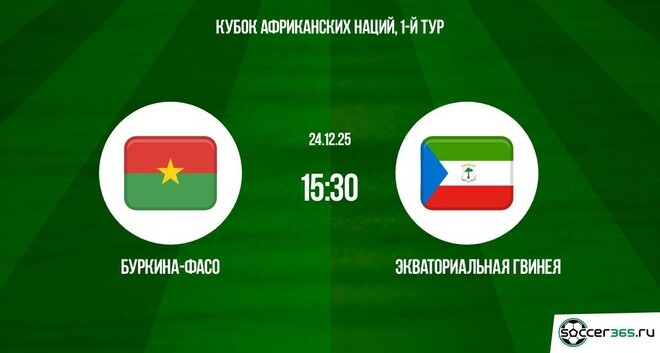 Буркина-Фасо — Экваториальная Гвинея: превью
