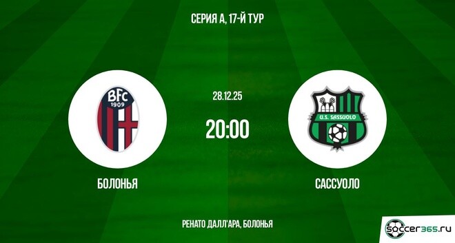 Болонья ― Сассуоло: превью