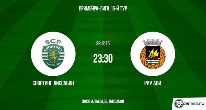 Спортинг Лиссабон — Риу Ави: превью