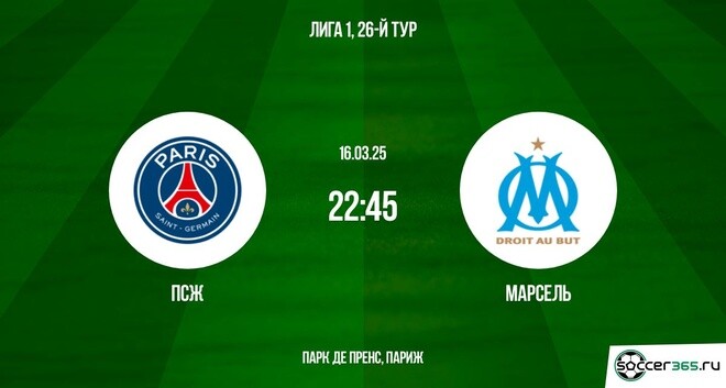 ПСЖ – Марсель: превью