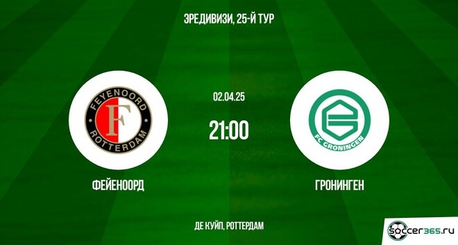 Фейеноорд — Гронинген: превью