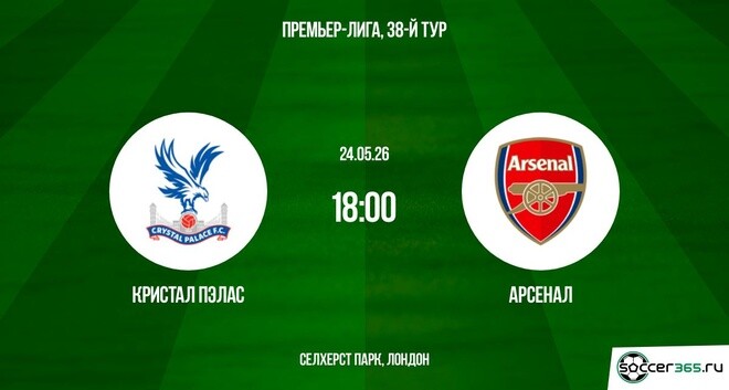 Кристал Пэлас ― Арсенал: превью