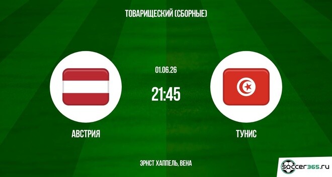 Австрия ― Тунис: превью