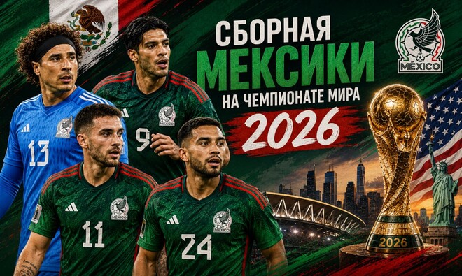 ЧМ-2026. На домашнем чемпионате мира Мексика должна выиграть первый матч в плей-офф