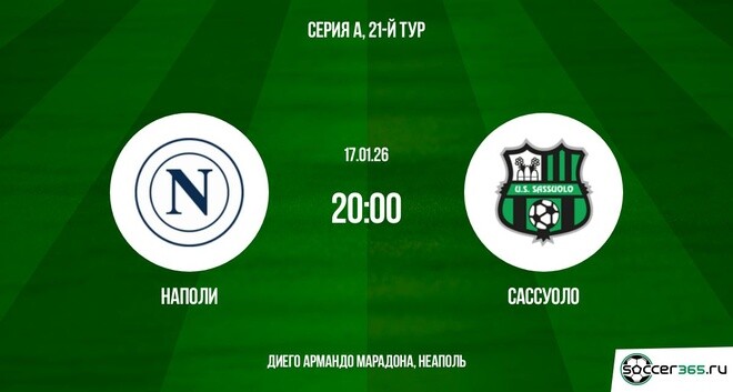 Наполи ― Сассуоло: превью