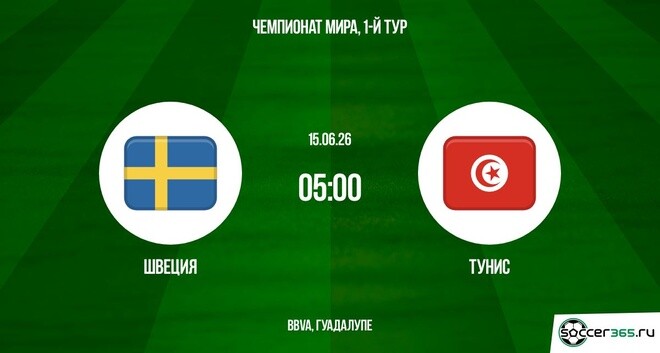 Швеция — Тунис: превью