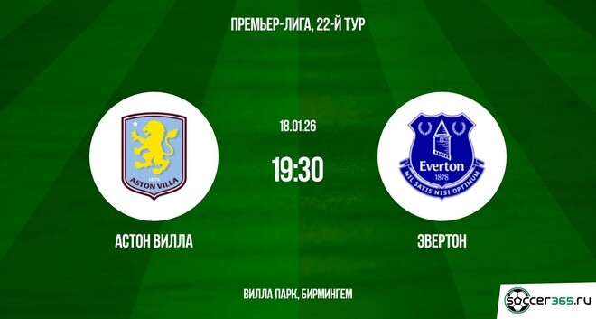 Астон Вилла ― Эвертон: превью