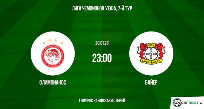 Олимпиакос — Байер: превью