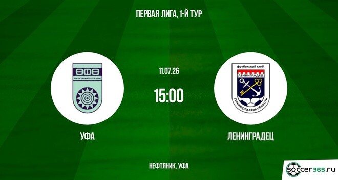 Уфа — Ленинградец: превью