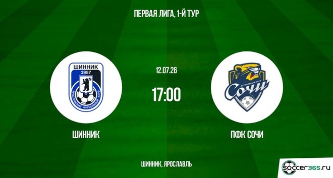 Шинник ― ПФК Сочи: превью
