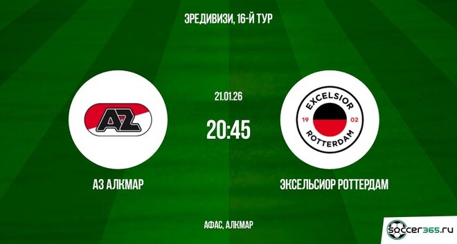 АЗ Алкмар ― Эксельсиор Роттердам: превью