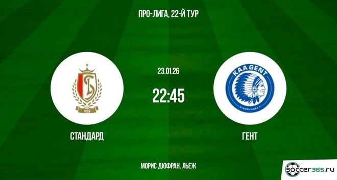 Стандард ― Гент: превью