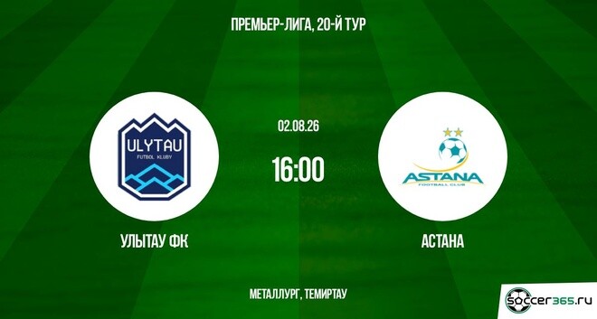 Улытау ФК — Астана: превью