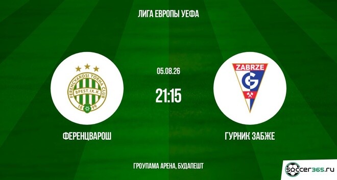 Ференцварош ― Гурник Забже: превью