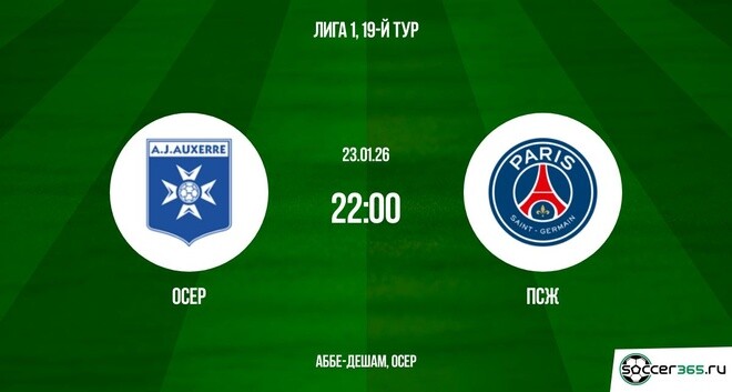 Осер — ПСЖ: превью