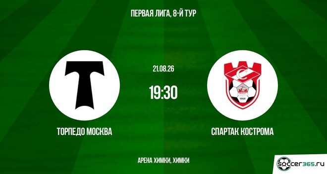 Торпедо Москва ― Спартак Кострома: превью