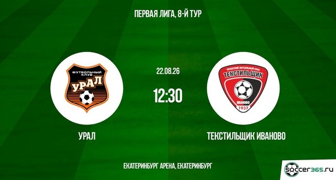 Урал ― Текстильщик Иваново: превью