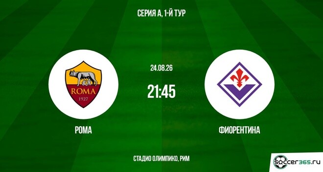 Рома ― Фиорентина: превью