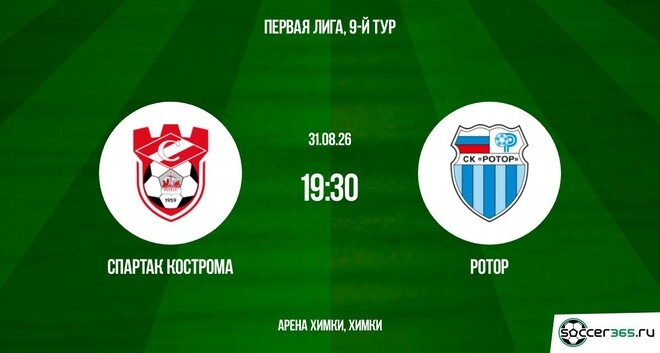Спартак Кострома — Ротор: превью