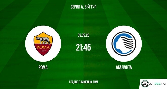 Рома — Аталанта: превью