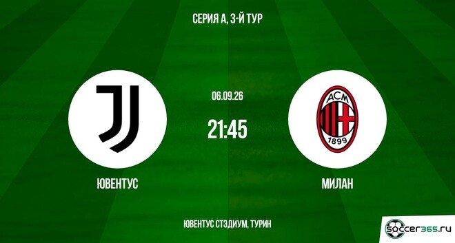 Ювентус ― Милан: превью