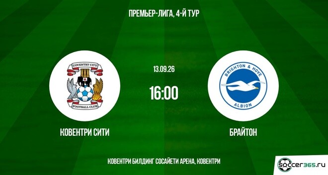 Ковентри Сити — Брайтон: превью