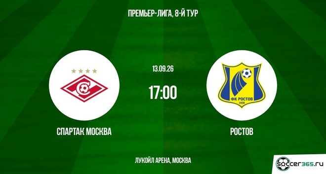 Спартак Москва ― Ростов: превью