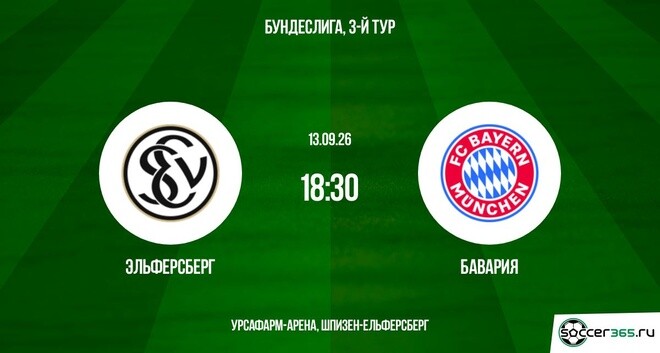 Эльферсберг — Бавария: превью