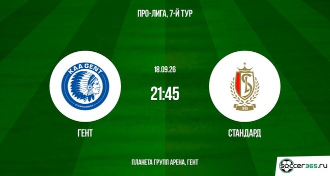 Гент ― Стандард: превью