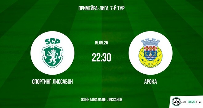 Спортинг Лиссабон ― Арока: превью