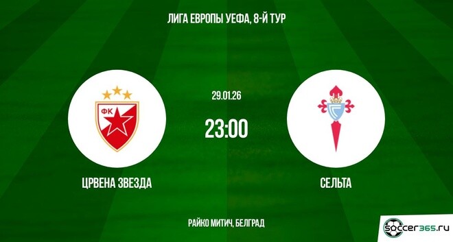 Црвена Звезда ― Сельта: превью