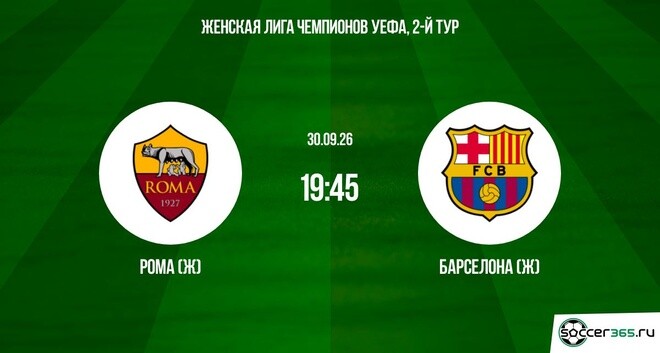 Рома (Ж) ― Барселона (Ж): превью