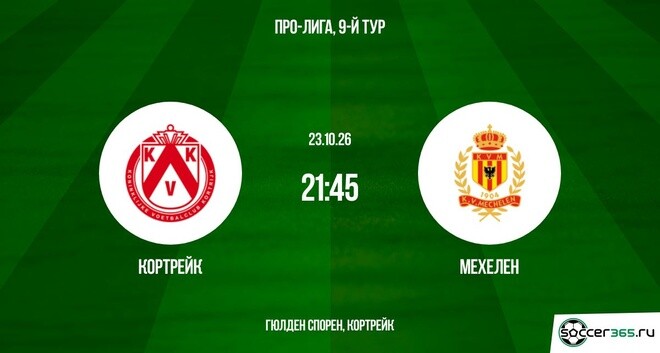 Кортрейк ― Мехелен: превью