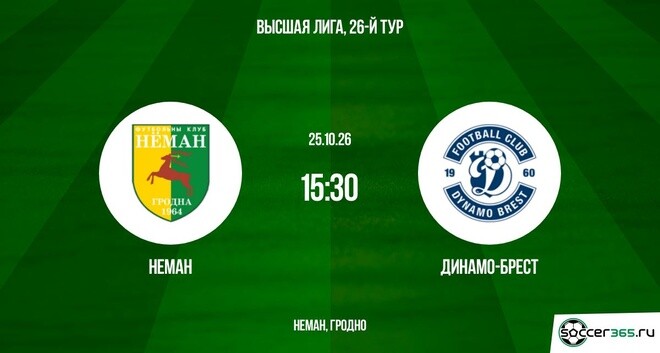 Неман ― Динамо-Брест: превью