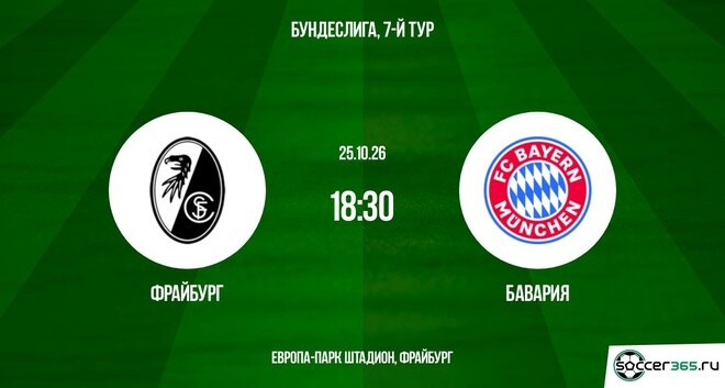 Фрайбург ― Бавария Мюнхен: превью