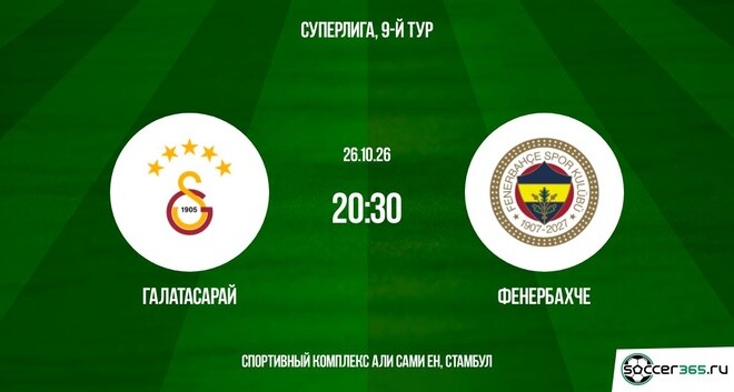 Галатасарай ― Фенербахче: превью