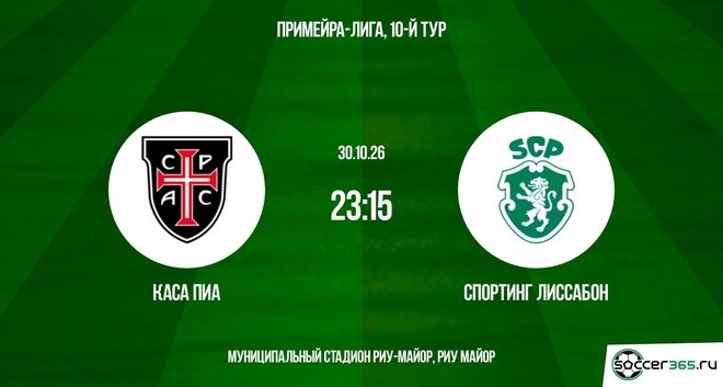 Каса Пиа ― Спортинг Лиссабон: превью