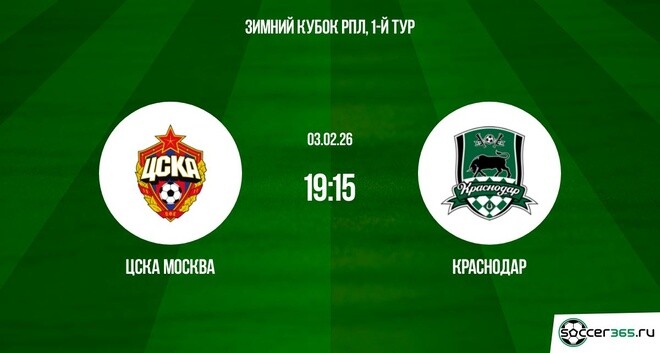 ЦСКА Москва ― Краснодар: превью
