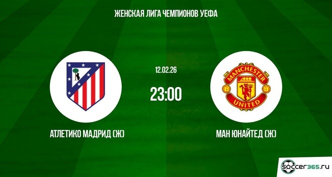 Атлетико Мадрид (Ж) ― Манчестер Юнайтед (Ж): превью